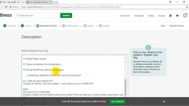 How To Create Fiverr Gig | Learn 2 Earn | You Tube смотреть онлайн