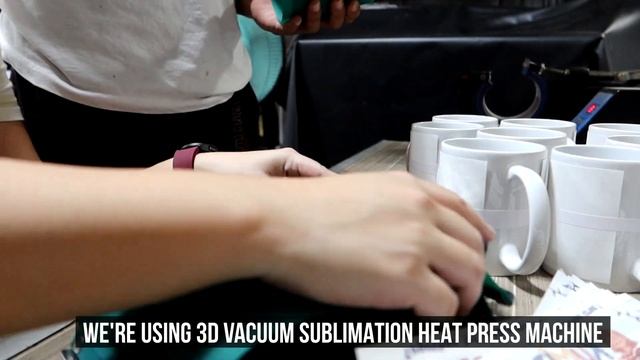 HOW WE PRINT OUR 11oz MUGS USING 3D VACUUM SUBLIMATION HEAT PRESS MACHINE??? смотреть онлайн