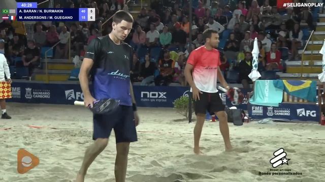 QUARTAS: ANDRE BARAN/ NIKITA BURMAKIN X MAKSIMILIANS ANDERSONS/ MATHIEU GUEGANO -BT 400