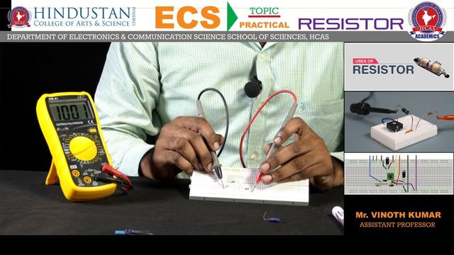 RESISTOR || Practical || Mr. Vinoth Kumar смотреть онлайн