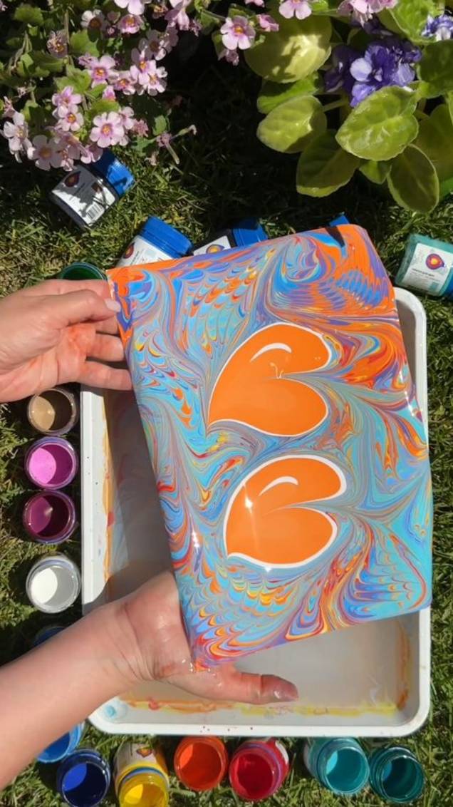 Сердца. Эбру шоу
Техника рисования на воде, эбру смотреть онлайн