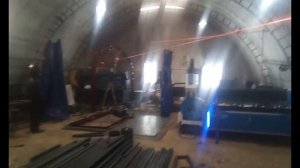 Ферма каркаса Для гаража. Испытание на прочность.