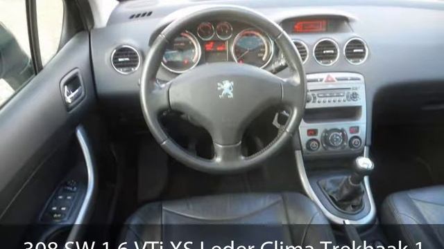 Peugeot 308 SW 1.6 VTi XS Leder Clima Trekhaak 1500kg Panoramadak Etc смотреть онлайн