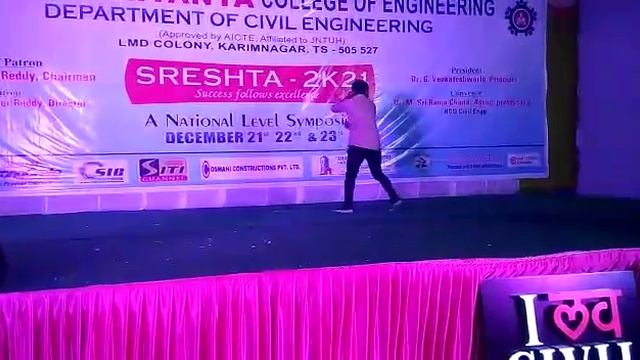 2000 Watt's | Mahesh Evan | SRESHTA 2021 | Sreechaitanya College of Engineering | Civil Department смотреть онлайн