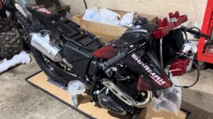 Сборка мотоцикла SHARMAX SPORT 300 Air Black Edition #motosnab #sharmax #moto #short   #shorts #vdk