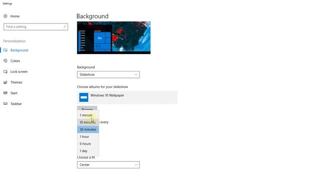 How to Set Desktop Background Wallpaper Slideshow in Windows 10 смотреть онлайн