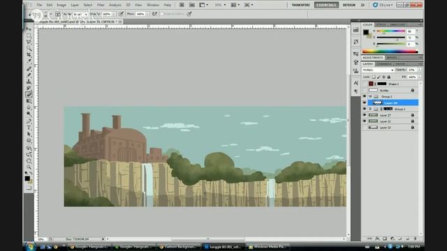 Cartoon Background Practice 001 - Pt 003 смотреть онлайн