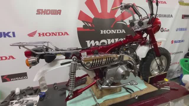 Honda Monkey Millennium 2000 сборка идет своим чередом ✋❗️