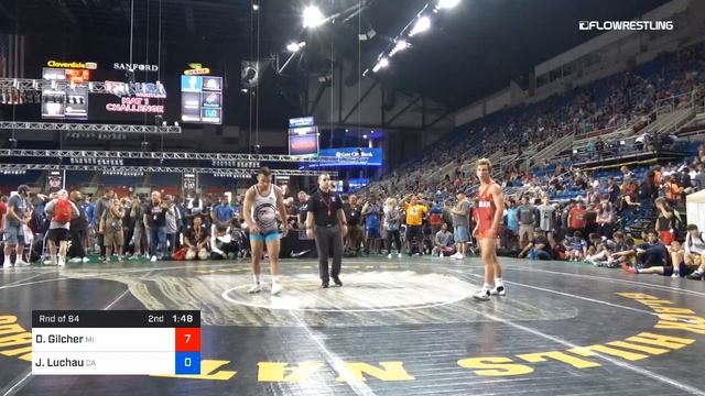 152 Lbs Rnd Of 64 Derek Gilcher Michigan Vs Jace Luchau California смотреть онлайн