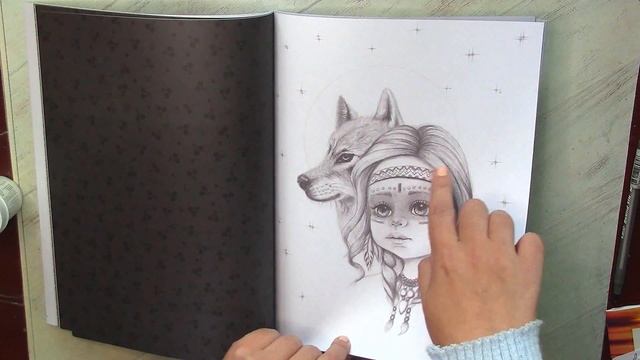 'Rose and her friends' by E.Vancoetsem #Coloring book flip through #adultcoloring смотреть онлайн