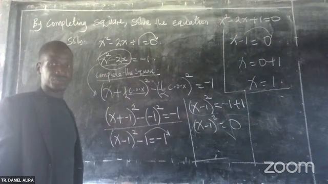 Senior Five Sub Maths E-class By Tr. Alira Daniel Handling completing Square method смотреть онлайн