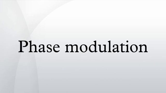 Phase modulation смотреть онлайн
