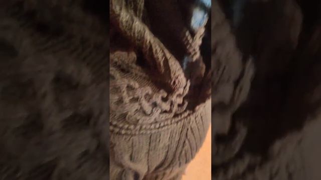 Кофта из акрила для сына на спицах.