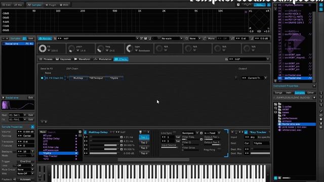 KARPLUS-STRONG synthesis in Renoise and the •REZONATOR• смотреть онлайн