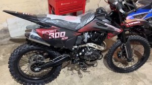 Первый запуск, после сборки новинки сезона 2024 мотоцикл SHARMAX Sport  300 AIR (Black Edition) #vdk