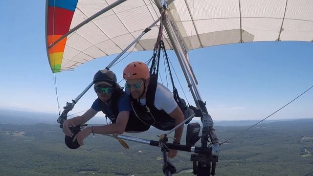Nathan Adam Tandem Hang Gliding Raw Footage at Lookout Mountain Flight Park смотреть онлайн