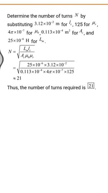 3-12 A toroidal core has distributed airgaps that make the relative permeability equal to 125. смотреть онлайн