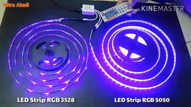 LED Strip RGB 5050 VS LED Strip RGB 3528 3 Colours смотреть онлайн