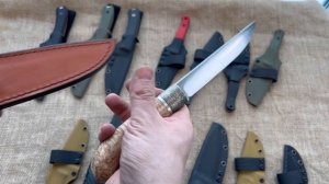 Пара крутых новинок + обзор ножей от мастерской Град Горький!