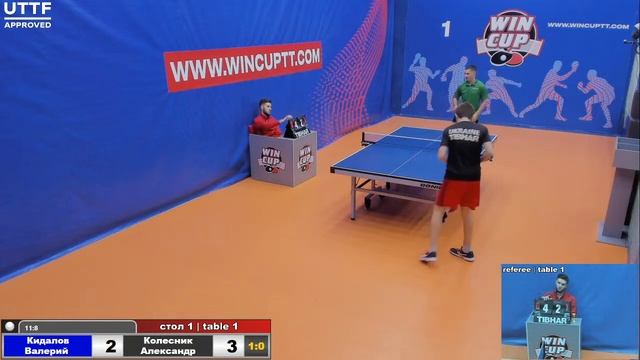 Кидалов Валерий 1-3 Колесник Александр Турнир Восток 4 WIN CUP 02.11.20 Прямой эфир Зал 1
