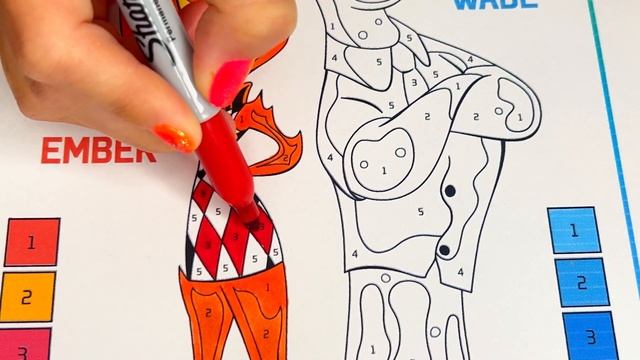 Coloring Ember & Wade | Disney Pixar ELEMENTAL 🔥🌳☁️🌊 смотреть онлайн