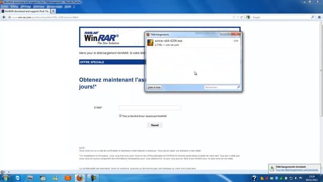 Installer winrar v 4.20 sous Windows 7 64 bits смотреть онлайн