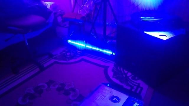 Led Bar 240/8 Rgb Dmx 30 UV Meter (bass Output)
