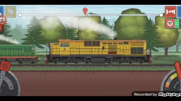 Train Simulator:поезд игра 2D (2 часть)