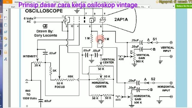 Memahami Cara Kerja Osiloskop - Demo Softscope - osiloskop basic sebagai audio amplifier Analyzer смотреть онлайн
