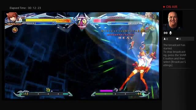 BlazBlue Chronophantasma Extend Makoto Nanaya Score Attack смотреть онлайн
