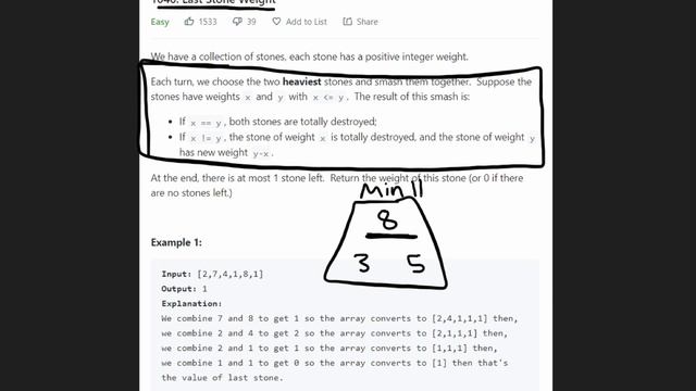 02 - Leetcode 1046: Last Stone Weight (RU) смотреть онлайн