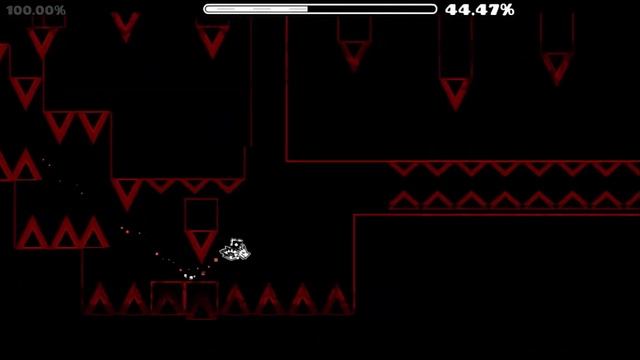 прохождение усложнёного slaughterhouse в Geometry dash смотреть онлайн