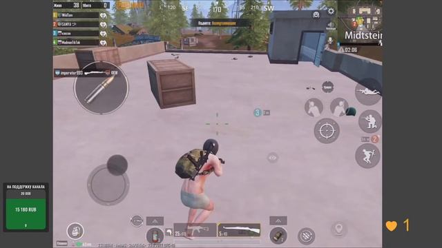 СТРИМ PUBG MOBILE - 28 ДЕКАБРЯ ПРИЗОВАЯ КАСТОМКА НА 1000 РУБ - ПОДПИСЫВАЙСЯ И СЛЕДИ ЗА НОВОСТЯМИ смотреть онлайн