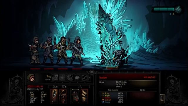 Darkest Dungeon, Финальный босс: Обломок/Спящий (Fracture/Sleeper/Comet). Без комментариев. смотреть онлайн