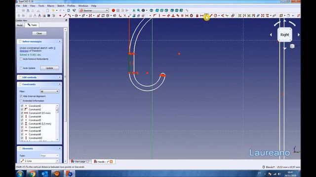 Freecad - 1/3 Aluminium Handle - Puxador de Alumínio смотреть онлайн