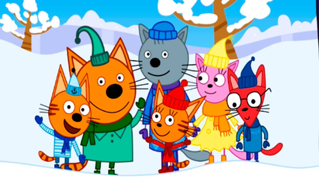 ПАЗЛ ТРИ КОТА - Развивающий мультфильм для детей "Пазлы" Познавательный мультик для малышей смотреть онлайн