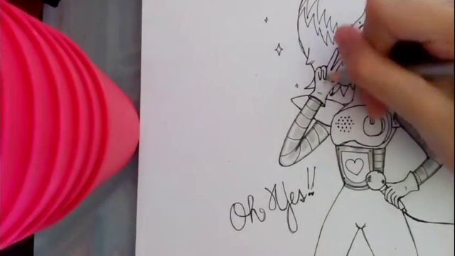 Speed Drawing - Mettaton Ex with theme song смотреть онлайн