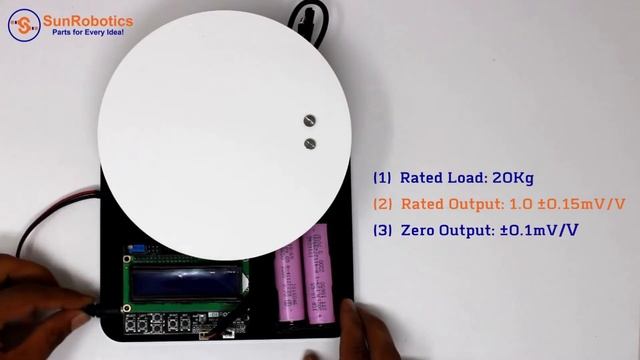 Weighing Scale DIY Evaluation Kit 20KG Loadcell Sensor(HX711) Arduino IDE Compatible Battery operat смотреть онлайн