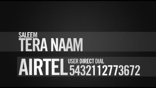 Saleem | Tera Naam | Caller Tune Codes | HD AUDIO смотреть онлайн