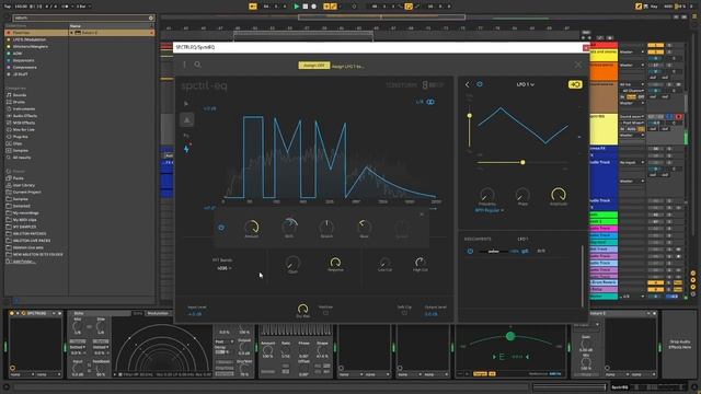 Creating psytrance atmospheres with Tonsturm SPCTRLEQ смотреть онлайн