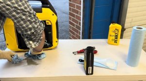 Champion 2500 generator OIL CHANGE