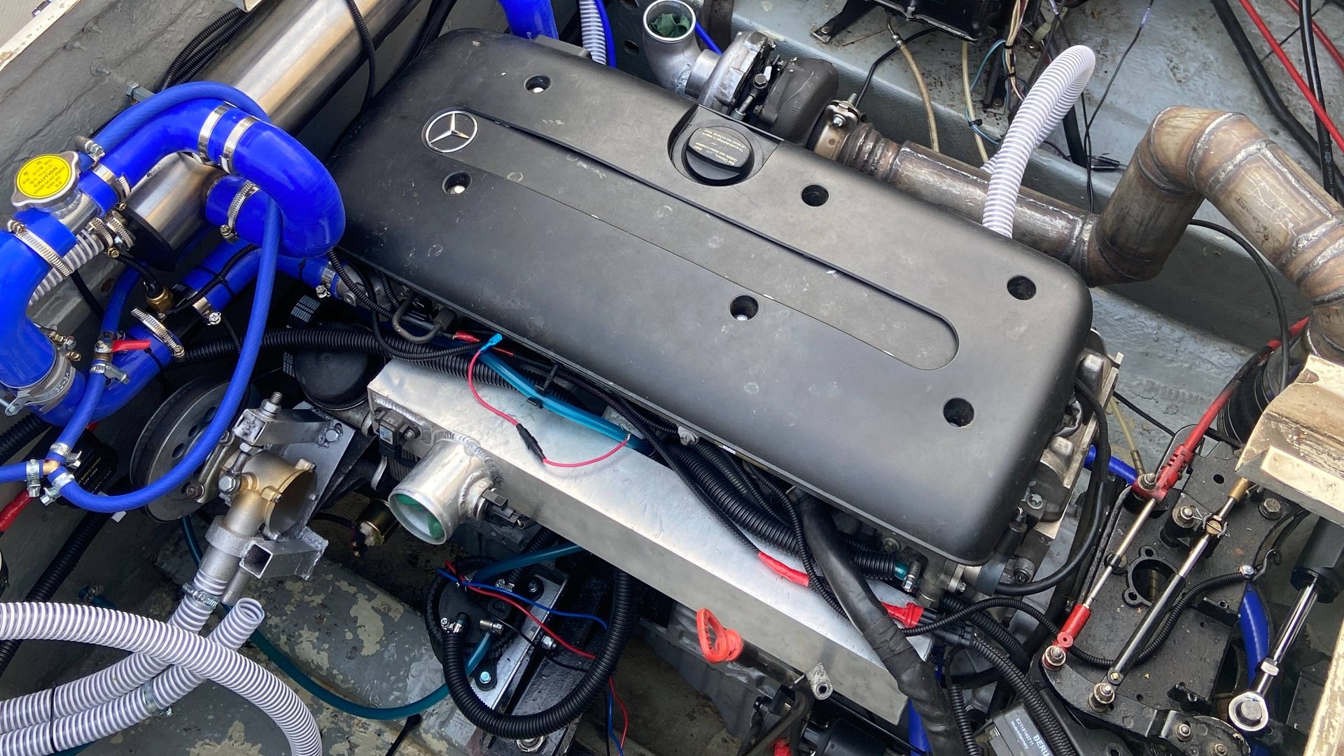 Катер Yamaha с двигателем Mersedes OM613/Конвертация автодвигателя/СВАП