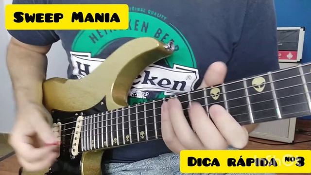Palhetada Sweep Iniciantes aula 3 #palhetada #sweeppicking смотреть онлайн