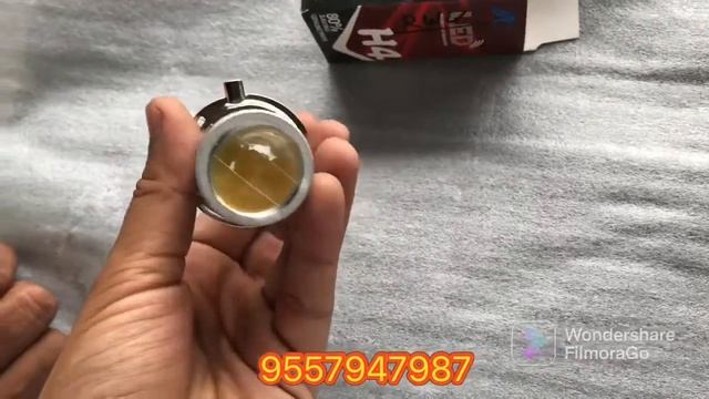 Bike headlight Led hID bulb | white and yellow colour mode | #lefbulbforbike смотреть онлайн