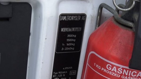 2002 Mercedes-Benz Sprinter 311 CDI (W901-905).