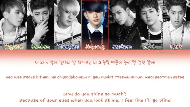 GOT7 (갓세븐) - Magnetic (너란 Girl) (Color Coded Han/Rom/Eng Lyrics)