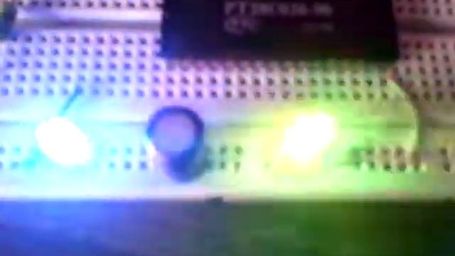 Blinking light by datasheet Pt28c020 смотреть онлайн