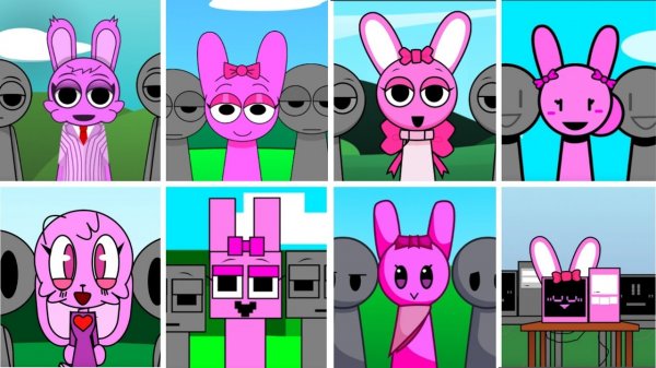 ВСЕ ВЕРСИИ ПИНКИ - СПРУНКИ