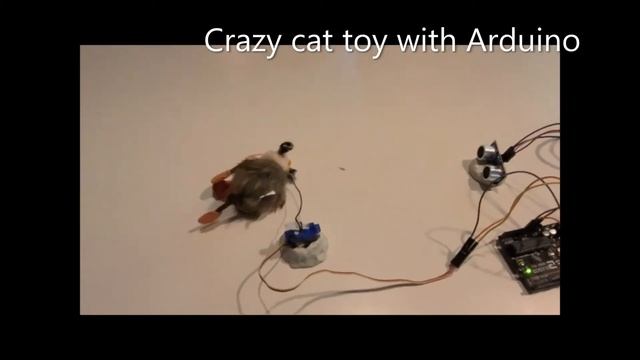 Cat toy with Arduino смотреть онлайн