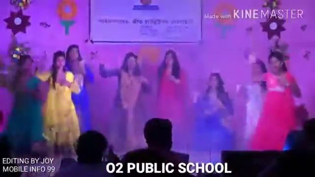 Delhi public school girl's dance | Om santi Om song смотреть онлайн